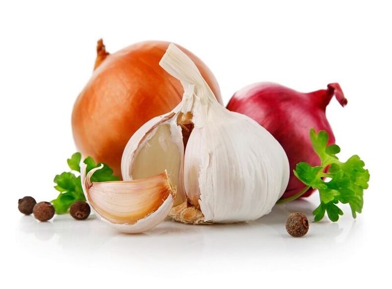 onion and garlic for potency